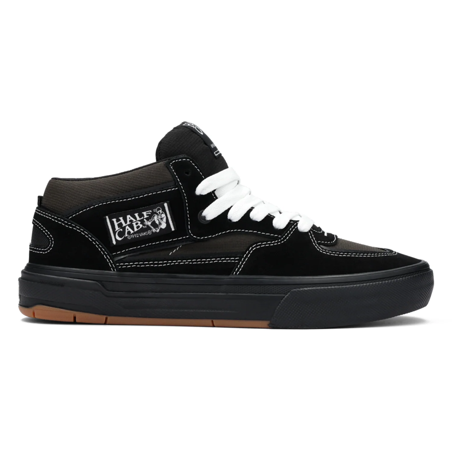 Vans Men's Skate Half Cab Wafflecup Shoe Black/Asphalt
