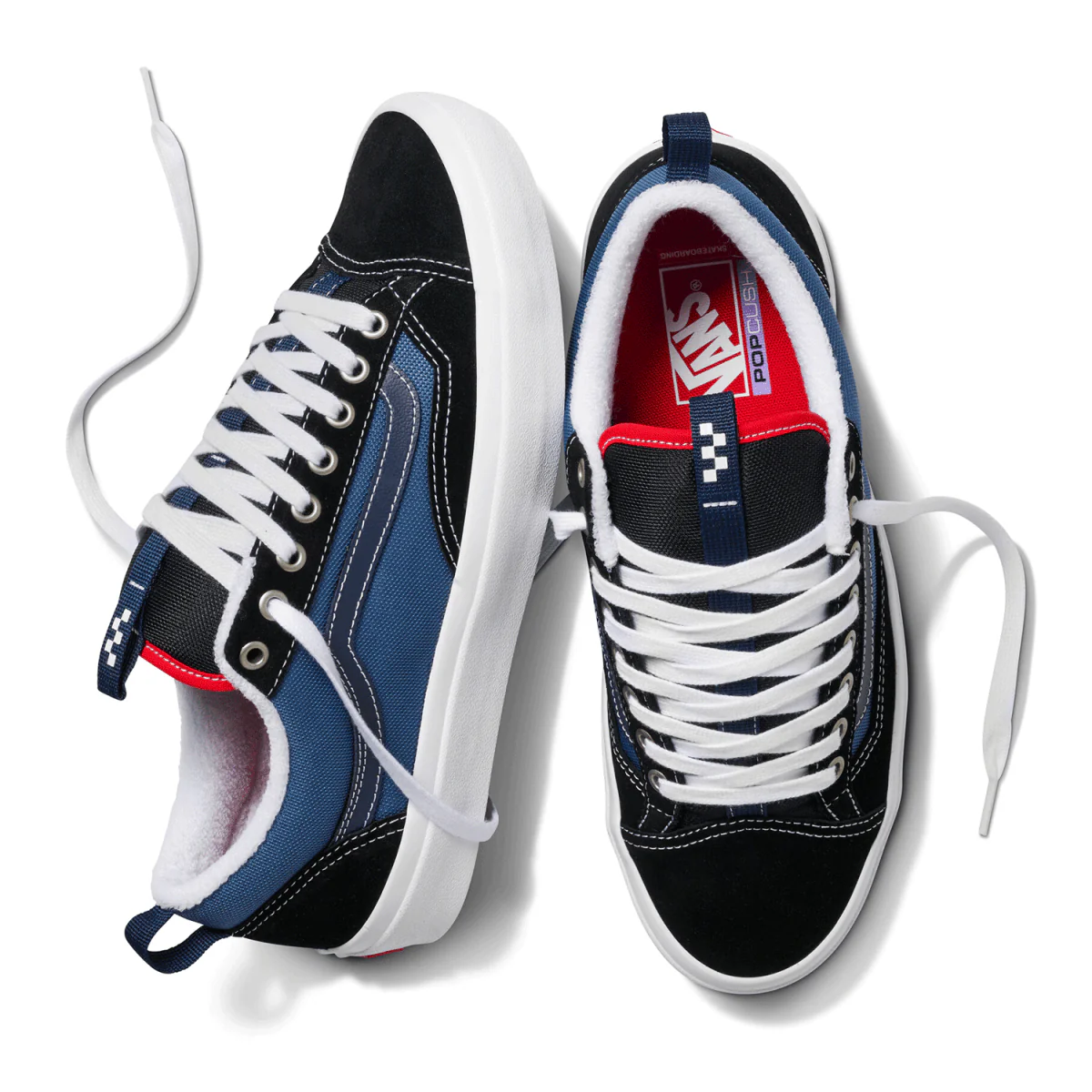 Vans Men's Skate Old Skool 36 + Shoe Black/STV Navy