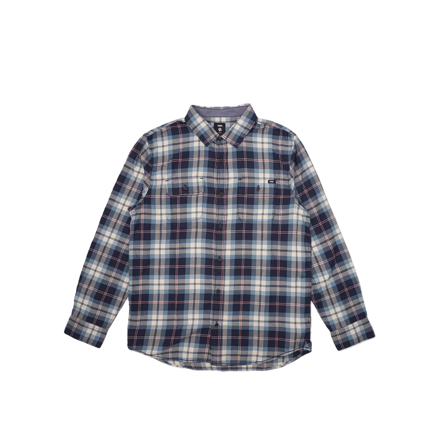 Vans Men's Sycamore L/S Shirt Bluestone/Oatmeal