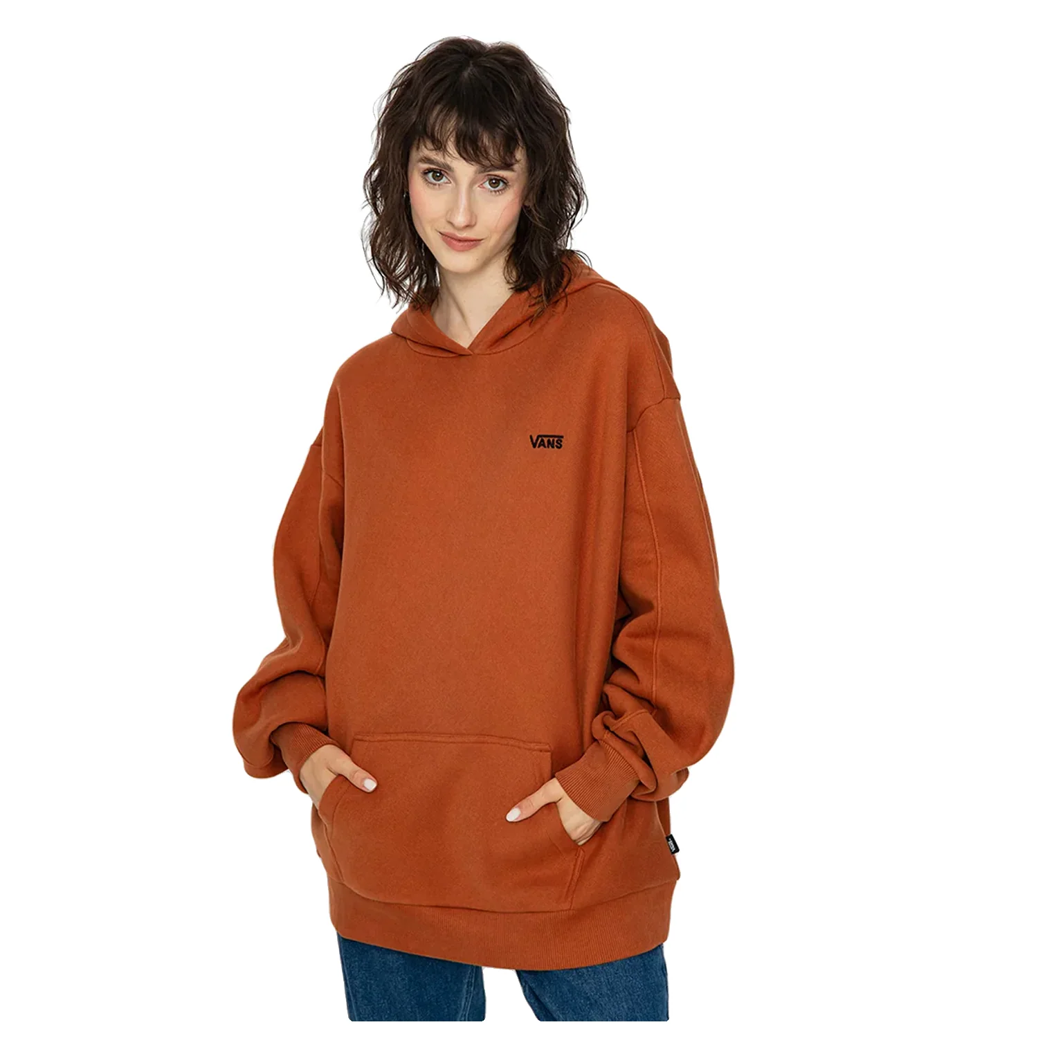 Vans Women's Comfycush L/S Hoodie Ginger Bread