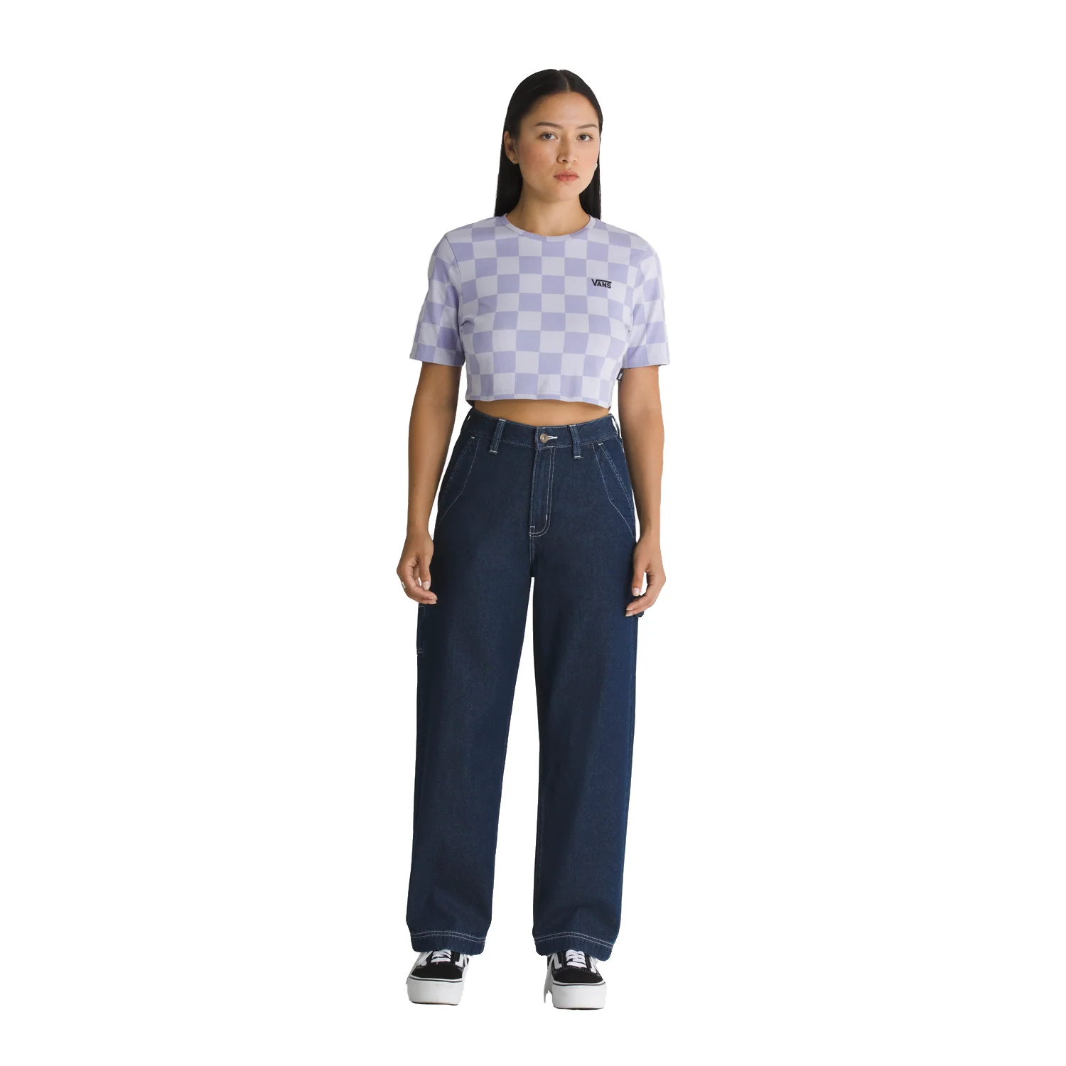 Vans Women's Ground Work Denim Pant Dark Denim