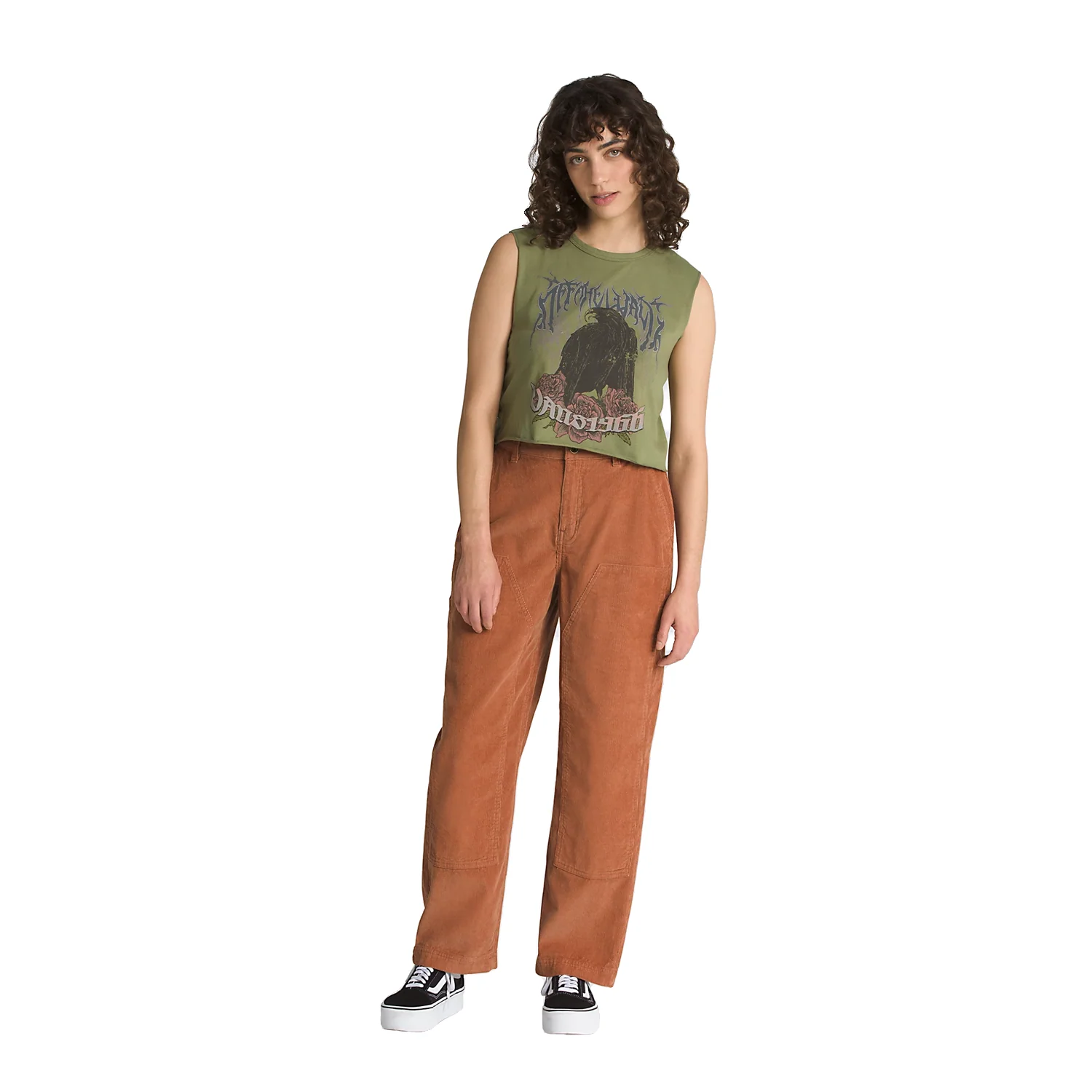Vans Women's High Road Groundwork Cord Pant Mocha Bisque