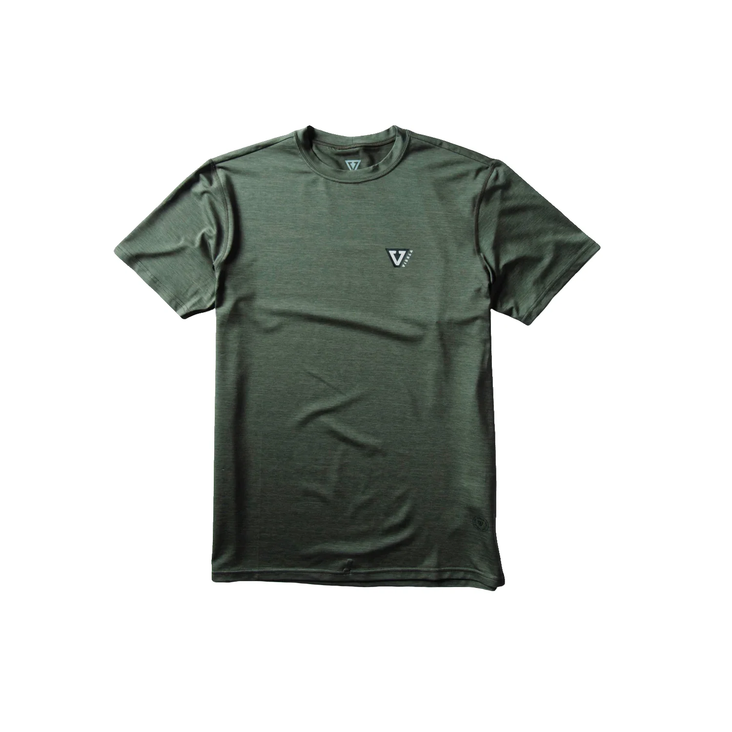 Vissla Men's Twisted Eco S/S Lycra T Shirt Military Heather