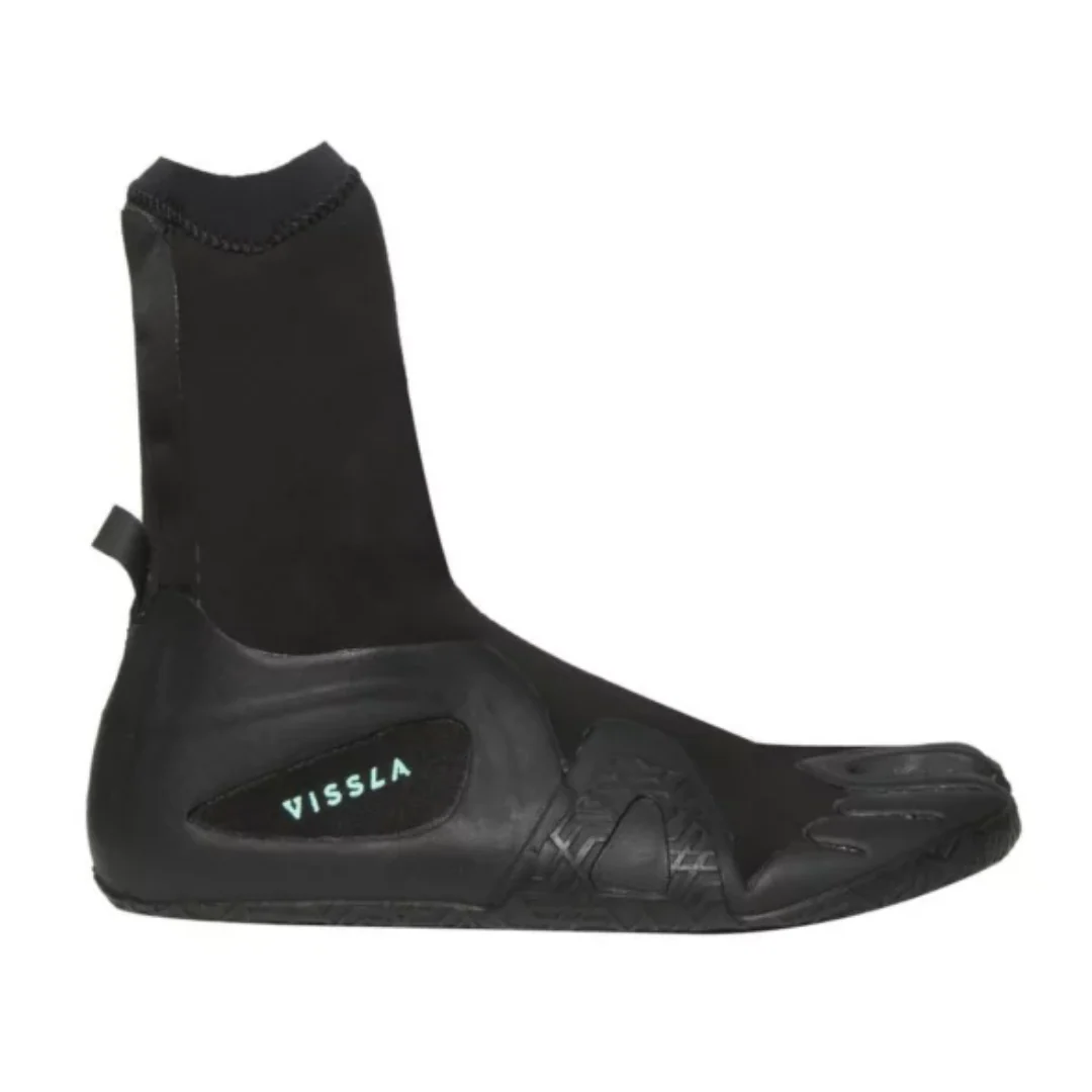 Vissla Seven Seas Split Toe Surf Boot 3mm Black