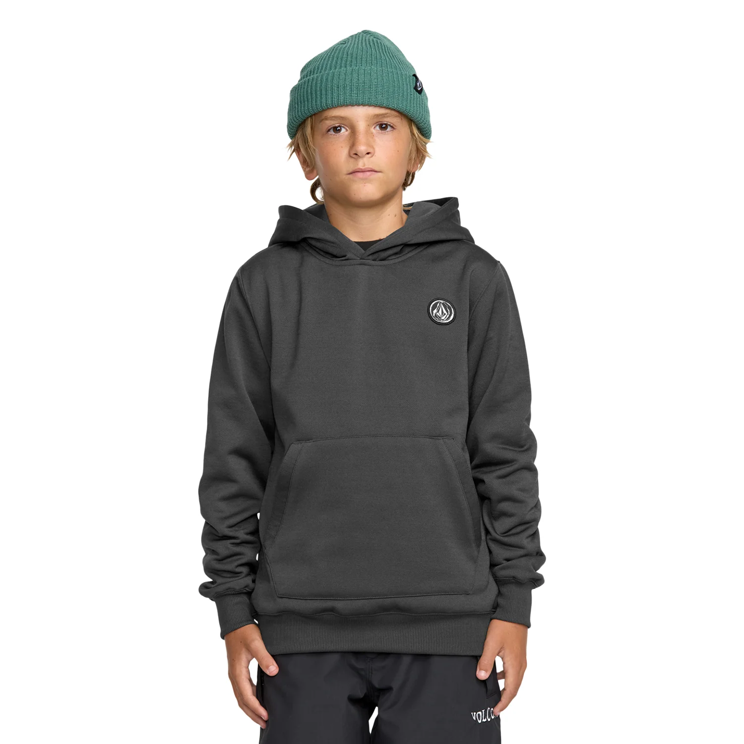 Volcom Kids Hydro Fleece Hoodie 2026 Dark Grey