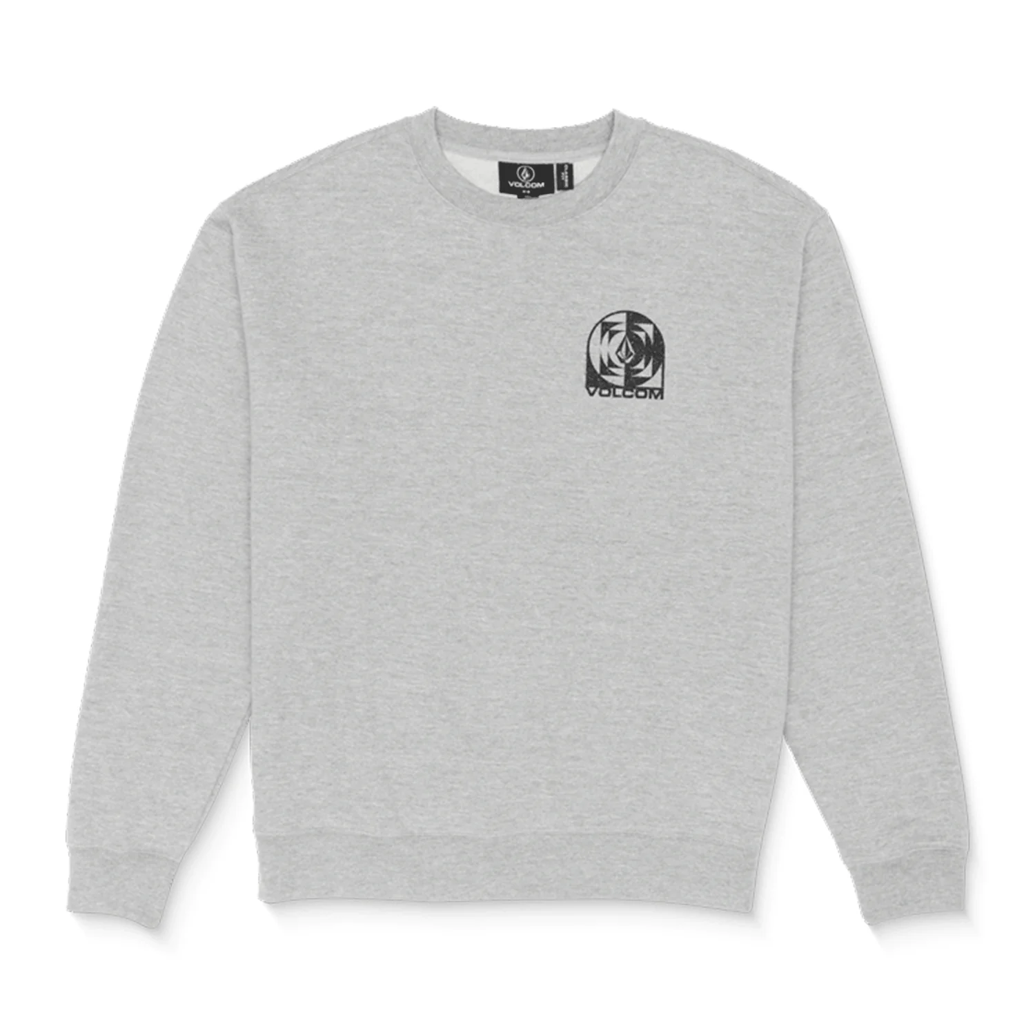 Volcom Men's Echo Chamber Crew Sweater Heather Grey