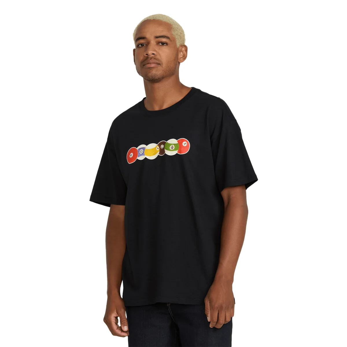 Volcom Men's FA Seth Conboy Rack EM S/S T-Shirt Black