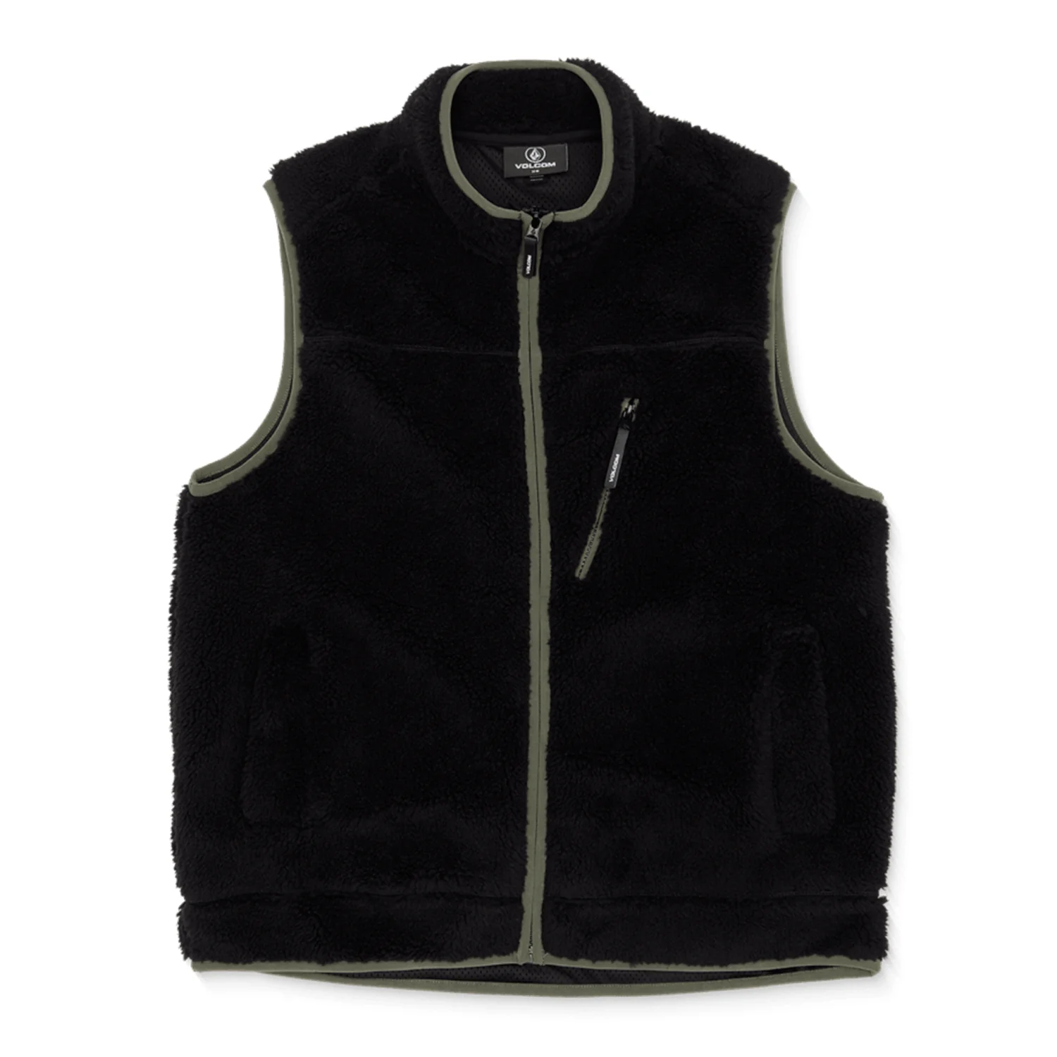 Volcom Men's Highvi Fleece Vest Black
