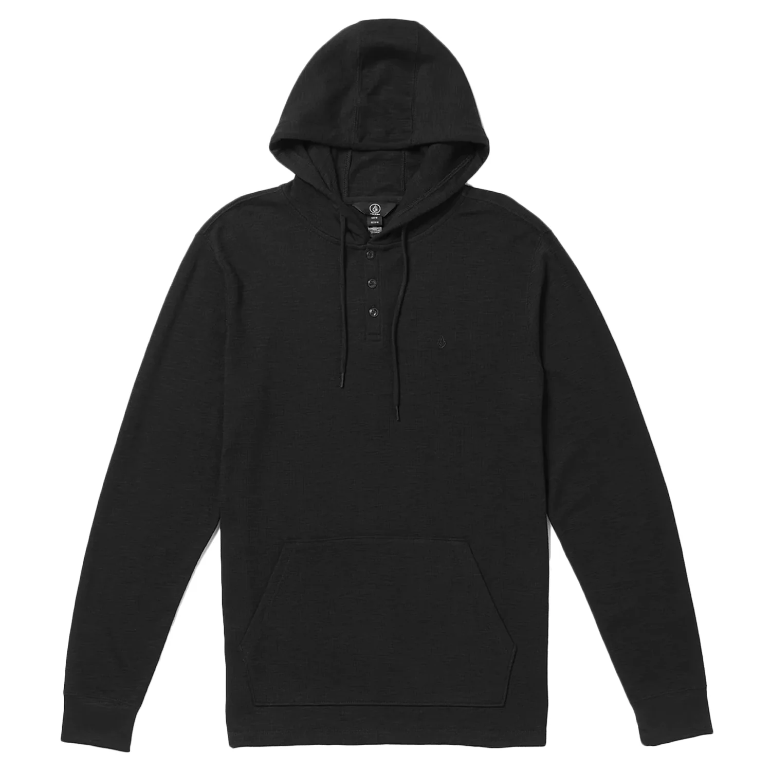 Volcom Men's Murph Thermal L/S Hooded Sweater Black