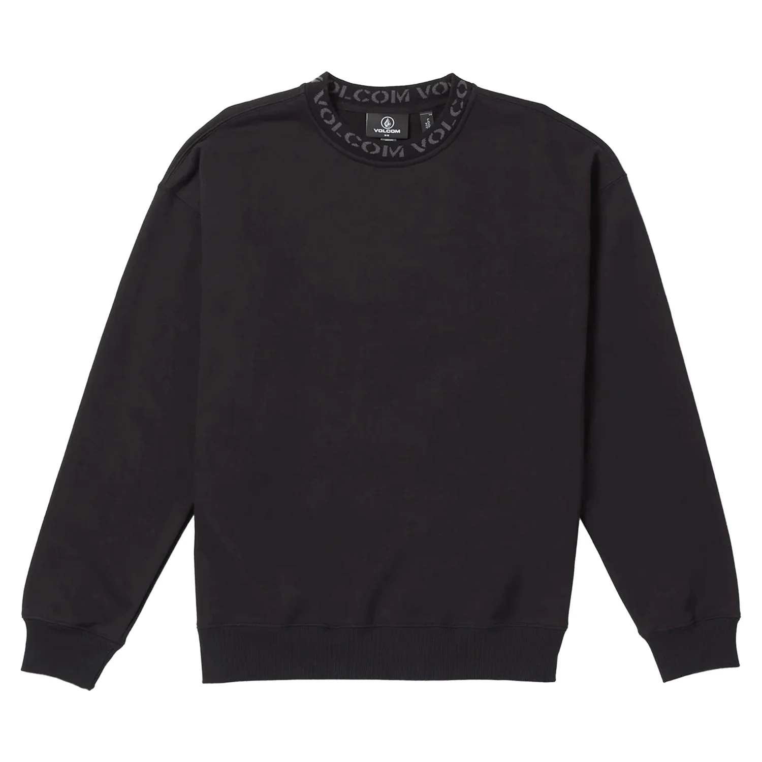 Volcom Men's Skate Vital Crew Sweater Black