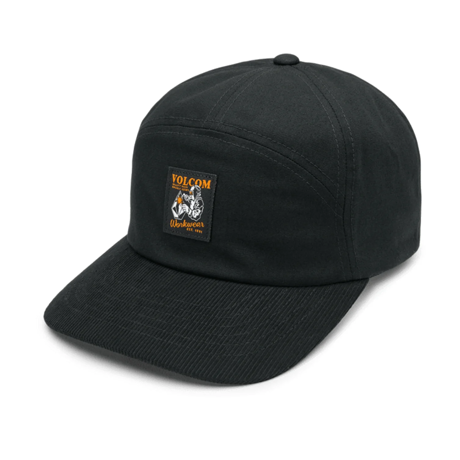 Volcom Men's Workwear Adjustable Hat Black