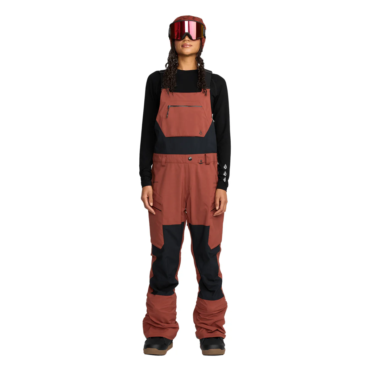 Volcom Women's Ash Stretch Gore-tex Bib Overall 2026 Henna