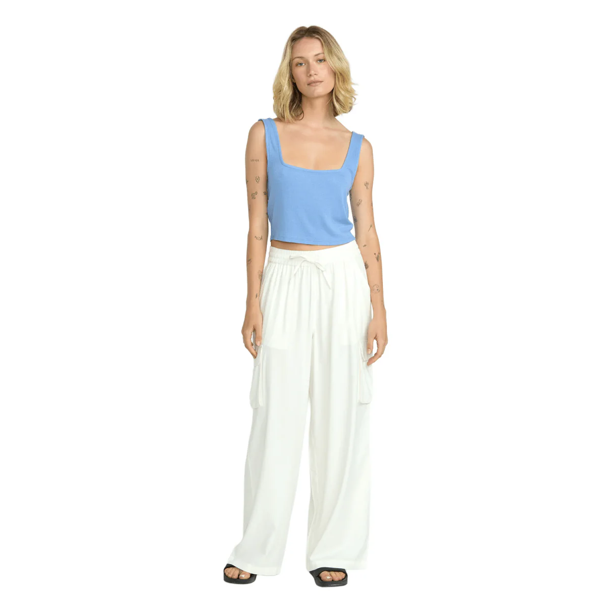 Volcom Women's Coco Ho Beach Pant Star White