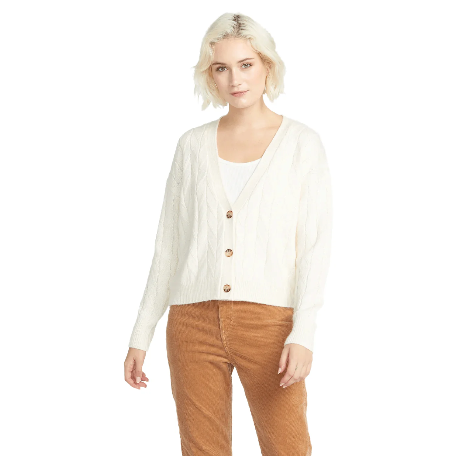 Volcom Women's Stone Trip Sweater Cloud