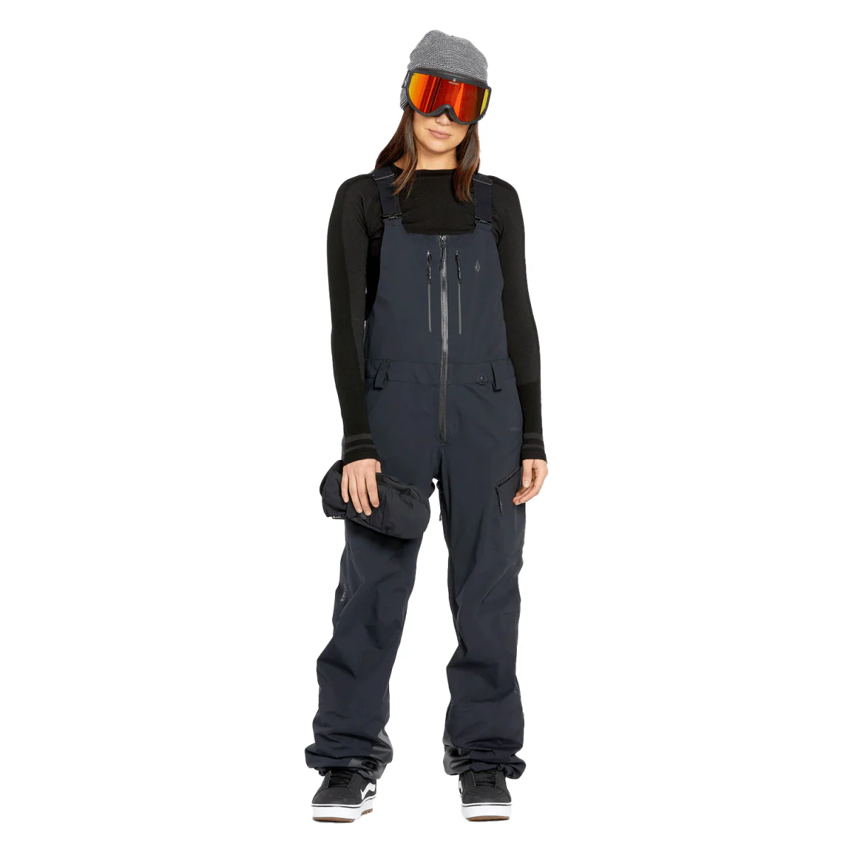 Volcom Women's VS 3L Stretch Gore-tex Bib Overall 2025 Black