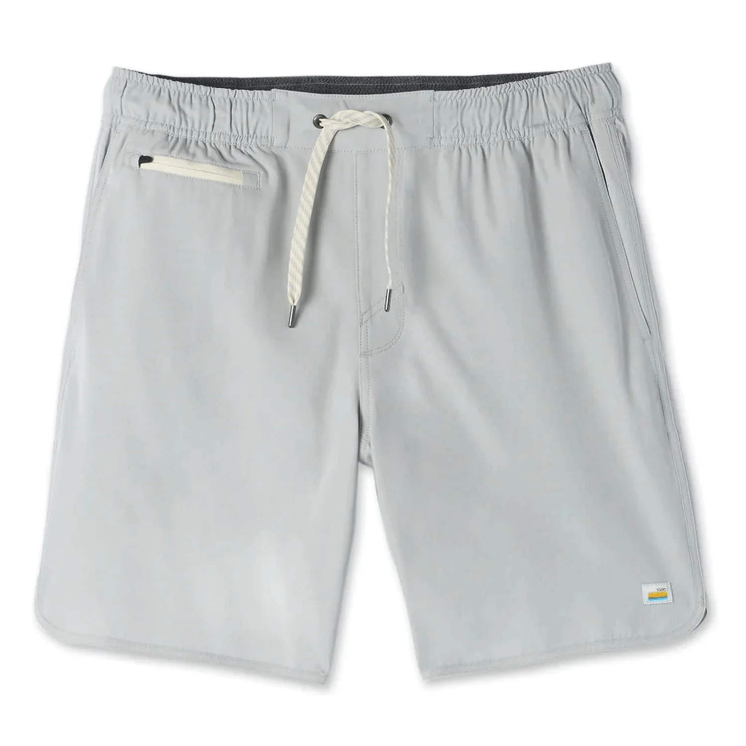 Vuori Men's Banks Short Sky Grey Linen Texture