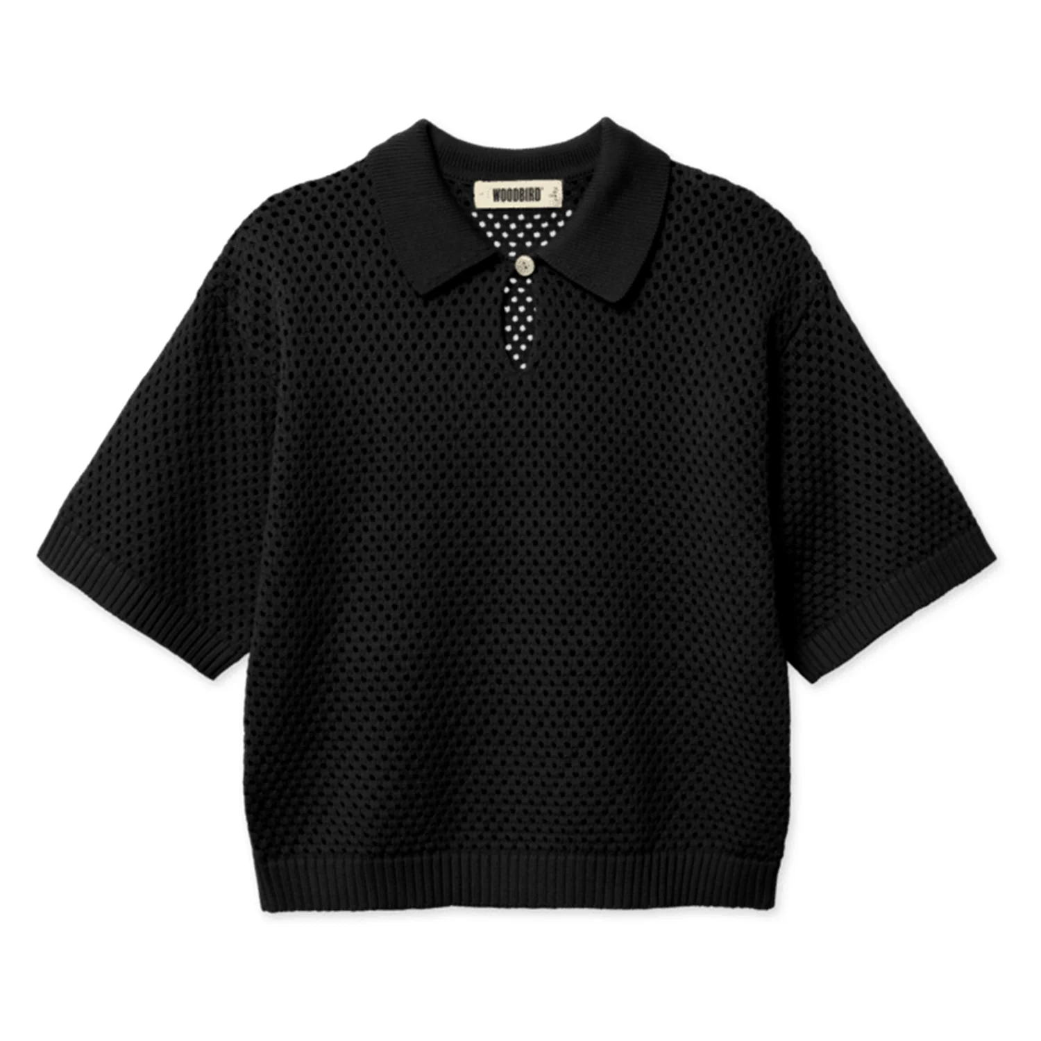 Woodbird Women's Dashy Crade Polo Black