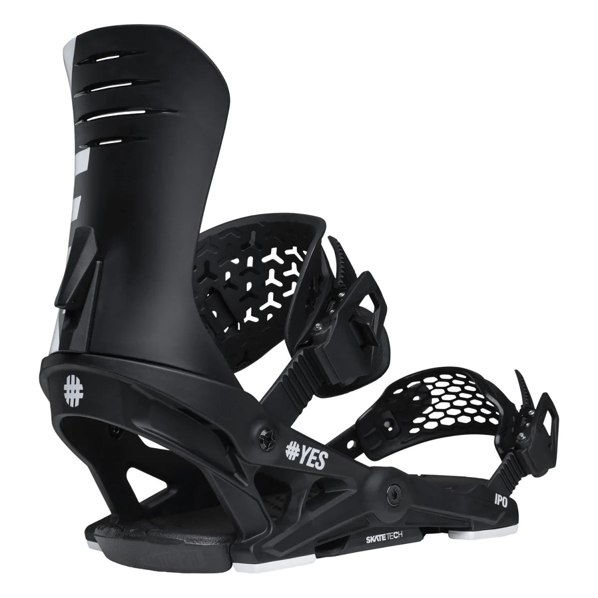 Yes Men's IPO Snowboard Bindings 2026 Pitch Black