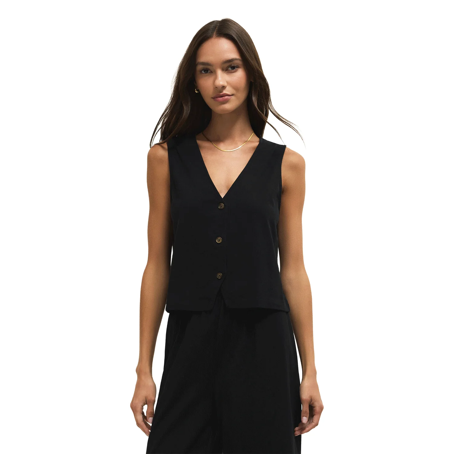 Z Supply Women's Noelle Jersey Sleeveless Top True Black