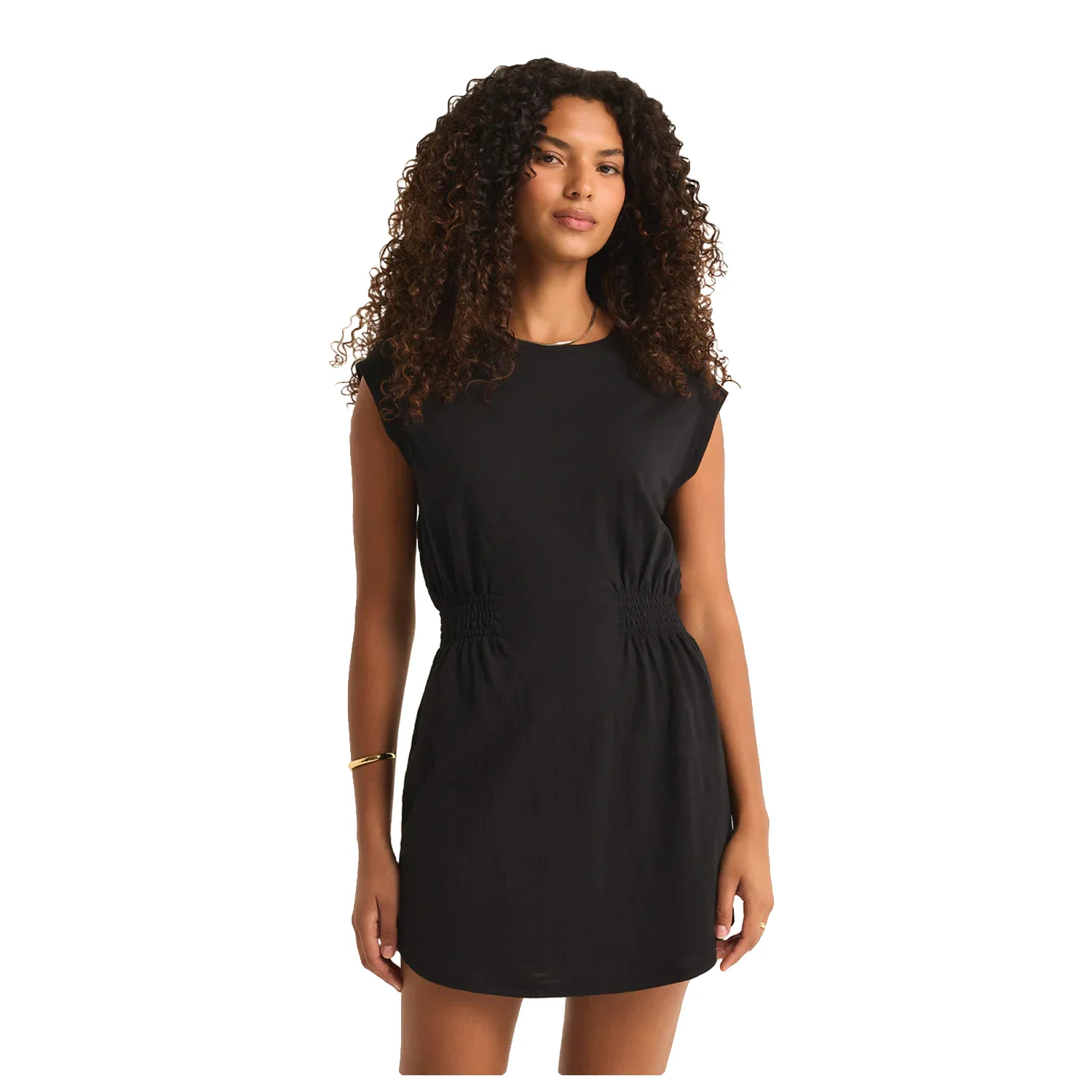 Z Supply Women's Rowan Textured Knit Dress Black