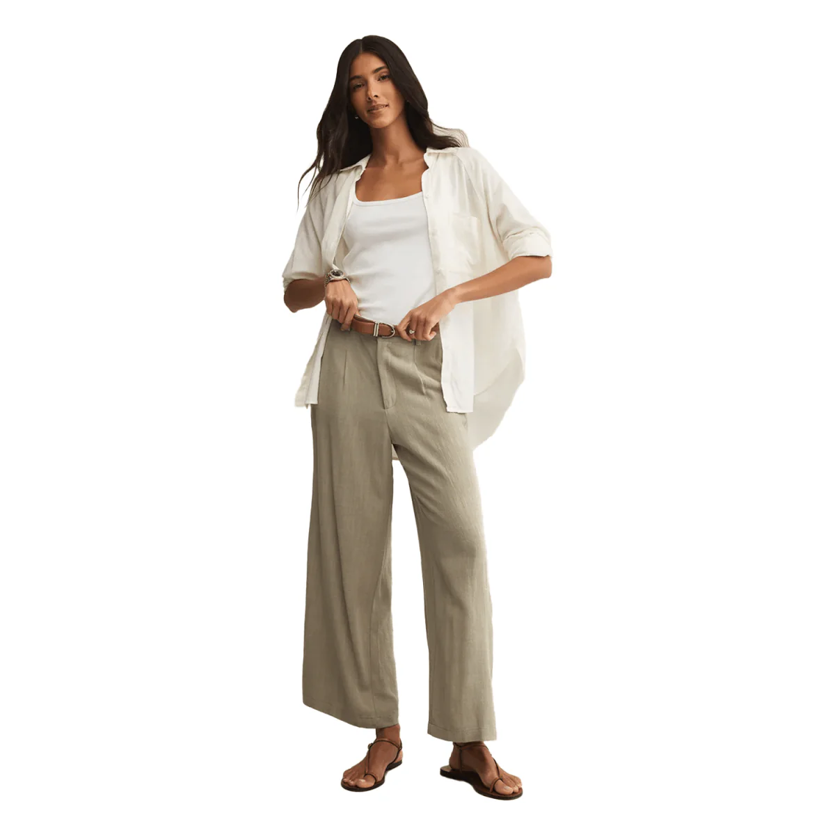 Z Supply Women's Vista Pant Dusty Palm